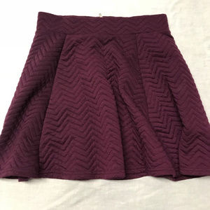 H&M - Divided Burgundy 50s Skirt sz S NEW